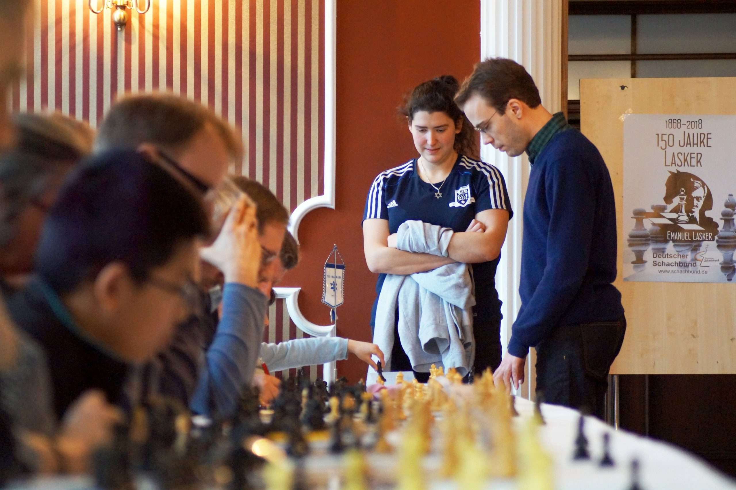 14.03.2018 SCHACHSIMULTAN MEIER GEWINNT 21½2½ Makkabi