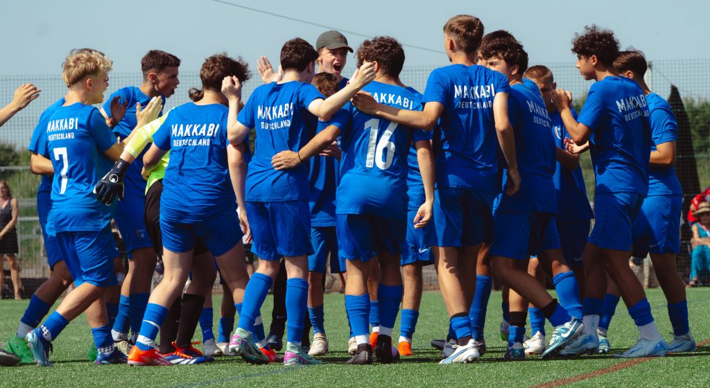 Fußball U16 Makkabi Deutschland bei den European Maccabi Youth Games in London